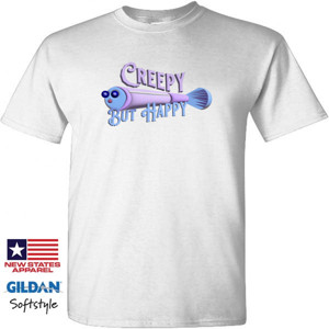 Kaos Ikan Tayo Creepy But Happy
