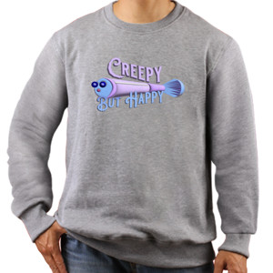 Jaket Sweater Ikan Tayo Creepy But Happy