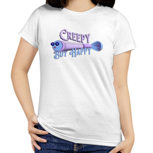 Kaos Ikan Tayo Creepy But Happy