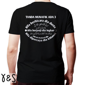Kaos Tanda munafiq ada 3