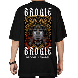 Kaos Oversize Kaos hitam pria desain unik