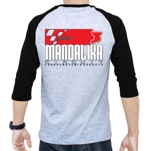 Kaos Raglan MotoGP Mandalika Circuit eSport  on Dark