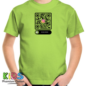 Kaos Kaos QR CODE (Maaf anda kena prank) Bisa custom