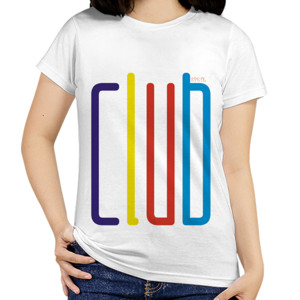 Kaos CLUB TYPOGRAPHY 23