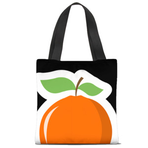 Tas Tote Fullprint Buah jeruk yang manis
