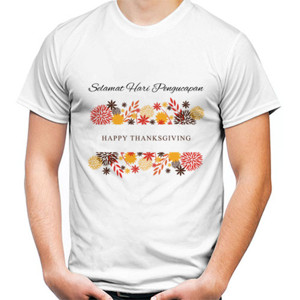 Kaos Hari Pengucapan - Happy Thanksgiving Day