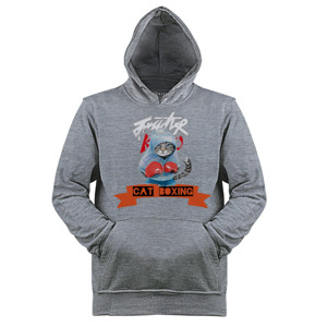 Jaket Hoodie Cat boxing