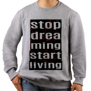 Jaket Sweater Stop Dreaming
