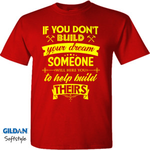 Kaos Motivasi Q010 - Build Your Dream