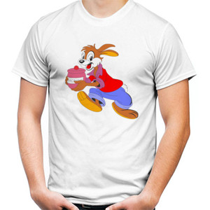 Kaos Distro Kelinci Berlalri Cartoon