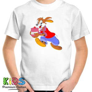 Kaos Distro Kelinci Berlalri Cartoon