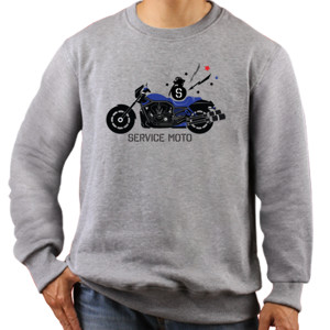 Jaket Sweater Service Moto 