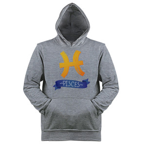 Jaket Hoodie Zodiak - Pisces Logo 2 