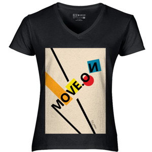 Kaos Kaos Pria Move On V-Neck by Co_mbro