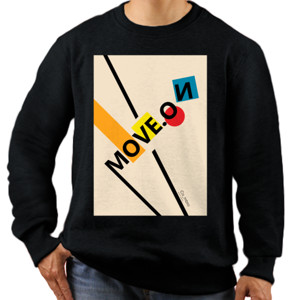 Jaket Sweater Kaos Pria Move On V-Neck by Co_mbro