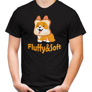 Kaos Corgi cute shirt Fluffy & Soft