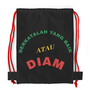 Tas Serut Fullprint Berkata Baik