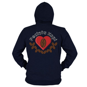 Hoodie Zipper Pecinta Kopi (Coffee Lovers)