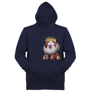 Jaket Hoodie Kucing Raja Lucu