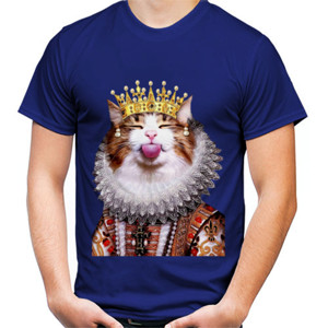 Kaos Kucing Raja Lucu