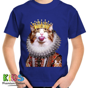 Kaos Kucing Raja Lucu