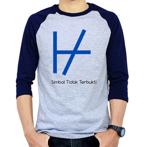 Kaos Raglan Simbol Tidak Terbukti