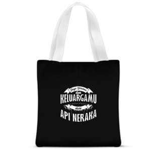 Tas Tote Fullprint tas typography #8