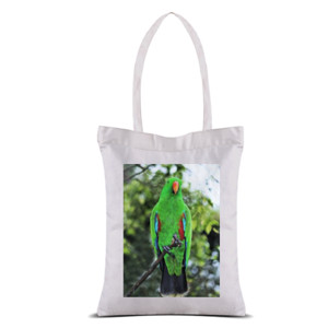 Tas Tote Burung Hijau