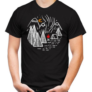 Kaos Ilustrasi Kemah