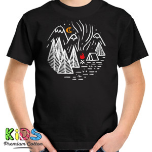 Kaos Ilustrasi Kemah