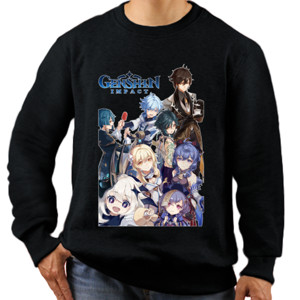 Jaket Sweater Kaos Genshin Impact - Characters 1 (CLGNI04)