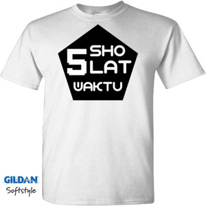 Kaos 5 waktu sholat