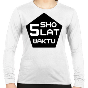 Kaos 5 waktu sholat