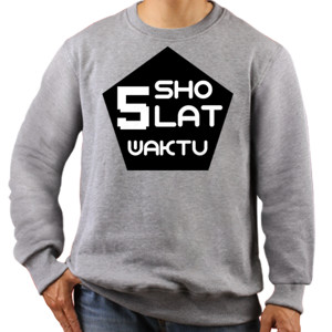 Jaket Sweater 5 waktu sholat