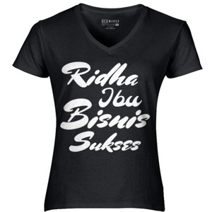 Kaos ridha ibu bisnis sukses