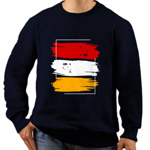 Jaket Sweater Merah putih, orange