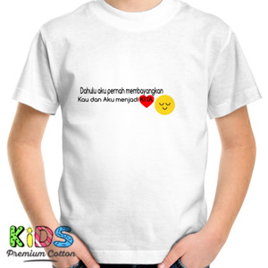 Kaos Kaos Kau & Aku Cotton Combed Red Mango