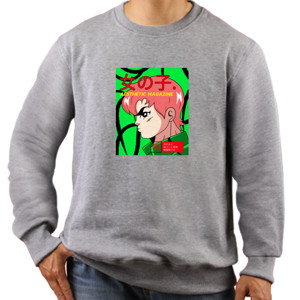 Jaket Sweater Desain Tema Anime Jepang - Cewe-Cowo