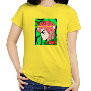 Kaos Desain Tema Anime Jepang - Cewe-Cowo