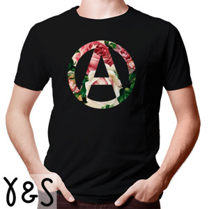 Kaos KAOS LETTER A FLOWER