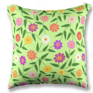 Bantal Bunga Sulur Vintage