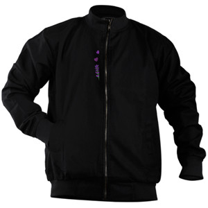 Jaket Bomber Love Lavender