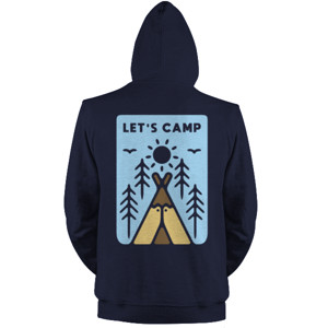 Jaket Hoodie lets camp