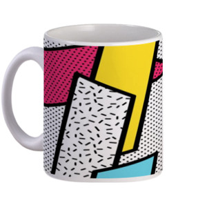 Mug Neo memphis background 14