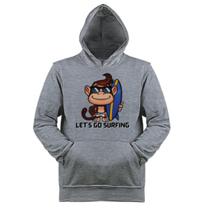Jaket Hoodie Lets go surfing