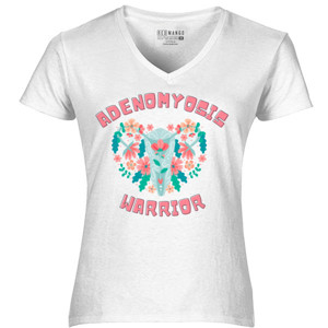 Kaos T-Shirt Adenomyosis Warrior