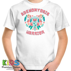 Kaos T-Shirt Adenomyosis Warrior