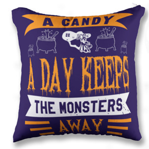 Bantal Bantal A Candy A day Keeps the monster away