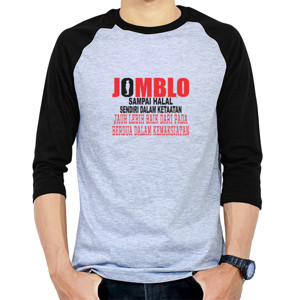 Kaos Raglan Jomblo Soleh 03