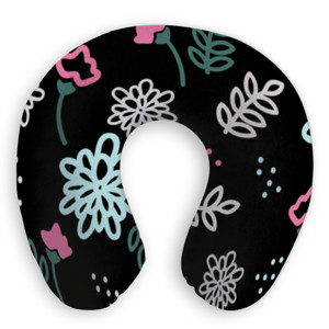 Bantal Leher floral 03